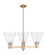Arcadia Three Light Pendant in Champagne Bronze (405|716-3CR-CB-GBC-84)