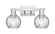 Arcadia Two Light Bath Vanity in Brushed Satin Nickel (405|716-2W-SN-G1215-6)