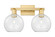 Arcadia Two Light Bath Vanity in Satin Gold (405|716-2W-SG-G122-8)