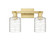 Arcadia Two Light Bath Vanity in Satin Gold (405|716-2W-SG-G1113)
