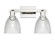 Arcadia Two Light Bath Vanity in Polished Nickel (405|716-2W-PN-G382)