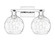 Arcadia Two Light Bath Vanity in Polished Chrome (405|716-2W-PC-G1215-8)