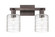 Arcadia Two Light Bath Vanity in Oil Rubbed Bronze (405|716-2W-OB-G1113)