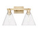 Arcadia Two Light Bath Vanity in Champagne Bronze (405|716-2W-CB-GBC-82)
