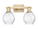 Arcadia Two Light Bath Vanity in Champagne Bronze (405|716-2W-CB-G362)