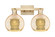 Arcadia Two Light Bath Vanity in Champagne Bronze (405|716-2W-CB-G128-8)
