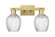 Arcadia Two Light Bath Vanity in Brushed Brass (405|716-2W-BB-G292)