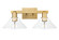 Arcadia Two Light Bath Vanity in Brushed Brass (405|716-2W-BB-G132)
