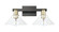 Arcadia Two Light Bath Vanity in Black Antique Brass (405|716-2W-BAB-G132)