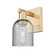 Arcadia One Light Wall Sconce in Champagne Bronze (405|716-1W-CB-G257)