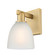 Arcadia One Light Wall Sconce in Brushed Brass (405|716-1W-BB-G381)