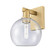 Arcadia One Light Wall Sconce in Brushed Brass (405|716-1W-BB-G124-8)