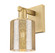 Arcadia One Light Wall Sconce in Brushed Brass (405|716-1W-BB-G116)