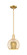 Arcadia One Light Mini Pendant in Satin Gold (405|716-1S-SG-G128-8)