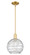 Arcadia One Light Mini Pendant in Satin Gold (405|716-1S-SG-G1213-10CL)