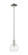 Arcadia One Light Mini Pendant in Polished Nickel (405|716-1S-PN-G122-6)