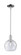 Arcadia One Light Mini Pendant in Polished Chrome (405|716-1S-PC-G124-8)