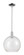 Arcadia One Light Mini Pendant in Polished Chrome (405|716-1S-PC-G124-12)