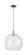 Arcadia One Light Mini Pendant in Polished Chrome (405|716-1S-PC-G122-14)