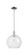 Arcadia One Light Mini Pendant in Polished Chrome (405|716-1S-PC-G122-12)