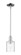 Arcadia One Light Mini Pendant in Polished Chrome (405|716-1S-PC-G1113)