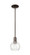 Arcadia One Light Mini Pendant in Oil Rubbed Bronze (405|716-1S-OB-G124-6)