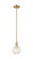 Arcadia One Light Mini Pendant in Champagne Bronze (405|716-1S-CB-G1216-6WM)