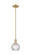 Arcadia One Light Mini Pendant in Champagne Bronze (405|716-1S-CB-G1215-6)