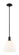 Arcadia One Light Mini Pendant in Matte Black (405|716-1S-BK-GBD-91)