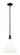 Arcadia One Light Mini Pendant in Matte Black (405|716-1S-BK-GBC-121)
