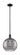 Arcadia One Light Mini Pendant in Matte Black (405|716-1S-BK-G556-12SM)