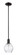 Arcadia One Light Mini Pendant in Matte Black (405|716-1S-BK-G362)