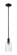 Arcadia One Light Mini Pendant in Matte Black (405|716-1S-BK-G342)