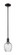 Arcadia One Light Mini Pendant in Matte Black (405|716-1S-BK-G292)