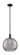 Arcadia One Light Mini Pendant in Matte Black (405|716-1S-BK-G1213-12SM)