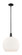 Arcadia One Light Mini Pendant in Matte Black (405|716-1S-BK-G121-14)