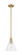 Arcadia One Light Mini Pendant in Brushed Brass (405|716-1S-BB-GBC-82)