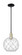 Arcadia One Light Mini Pendant in Black Antique Brass (405|716-1S-BAB-G122-10RW)