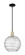 Arcadia One Light Mini Pendant in Black Antique Brass (405|716-1S-BAB-G1213-12CL)