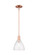 Arcadia One Light Mini Pendant in Antique Copper (405|716-1S-AC-GBD-754)