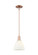 Arcadia One Light Mini Pendant in Antique Copper (405|716-1S-AC-GBD-751)