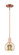 Arcadia One Light Mini Pendant in Antique Copper (405|716-1S-AC-G128-6)