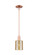 Arcadia One Light Mini Pendant in Antique Copper (405|716-1S-AC-G116)