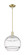 Arcadia One Light Mini Pendant in Antique Brass (405|716-1S-AB-G556-12CL)