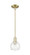 Arcadia One Light Mini Pendant in Antique Brass (405|716-1S-AB-G122-6)