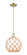 Arcadia One Light Mini Pendant in Antique Brass (405|716-1S-AB-G121-10RB)