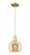 Arcadia One Light Mini Pendant in Satin Gold (405|716-1P-SG-G128-8)