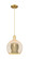 Arcadia One Light Mini Pendant in Satin Gold (405|716-1P-SG-G128-10)