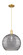 Arcadia One Light Mini Pendant in Satin Gold (405|716-1P-SG-G1213-14SM)