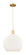 Arcadia One Light Mini Pendant in Satin Gold (405|716-1P-SG-G121-14)